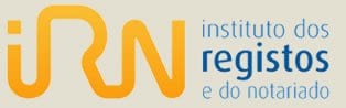 The IRN logo — instituto dos registos e do notariado, in orange letters