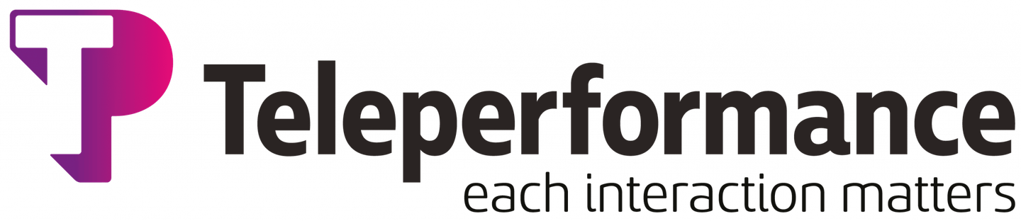 Logo of Teleperformance — each interaction matters
