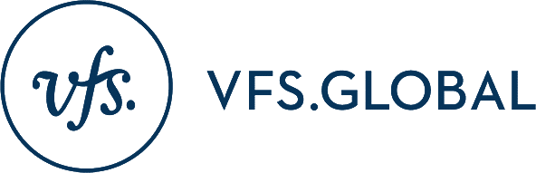 Logo of VFS Global — the visa application service centre